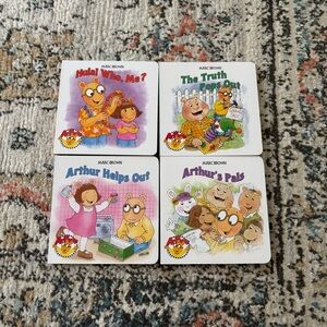 set of 4 arthur board books